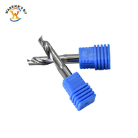 Warrior's 6mm Shank CNC Carbide Spiral Bits Fraise en aluminium à cannelure unique pour la coupe d'aluminium ODM OEM personnalisé