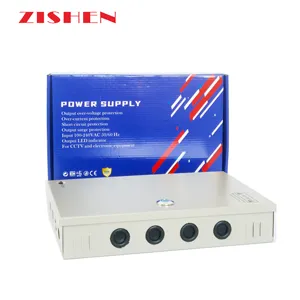 CCTV Camera Power Supply 12V 30A Power Distribution Box Multiple Output Power Supply For CCTV Camera