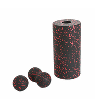 Juego de Rodillos de Espuma EPP 3 en 1, Pelota de Masaje Tipo Cacahuete, Kit de Recuperación Muscular para Yoga, Pilates y Fitness