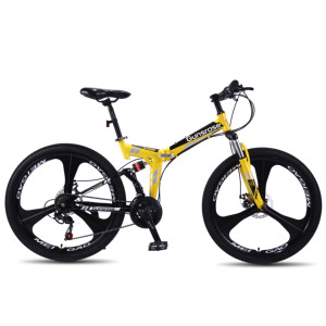 <span class=keywords><strong>Bicicleta</strong></span> de montaña plegable barata, 24, <span class=keywords><strong>26</strong></span>, 27,5, 29 pulgadas, buena calidad, fácil de llevar, aleación de 21 velocidades, Material de horquilla de acero para adultos - Product Image 4