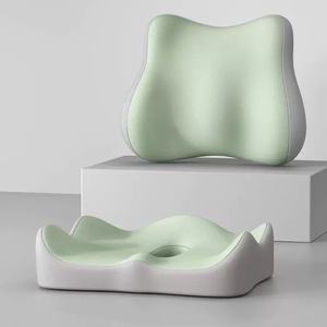 Bộ nhớ bọt Ghế văn phòng hỗ trợ thắt lưng đệm làm giảm đau lưng cải thiện tư thế ghế sau ghế gối đọc sách giường nghỉ ngơi - Product Image 1