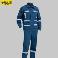 Vêtements de travail réfléchissants ignifuges antistatiques personnalisés en usine costumes veste et pantalon de vêtements de travail Fr