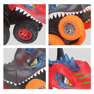 2,4 GHz niños dinosaurio Control remoto dinosaurio <span class=keywords><strong>Stunt</strong></span> Car para niños pequeños 360 grados giratorio RC <span class=keywords><strong>Dino</strong></span> juguete con efecto de luz LED - Product Image 3