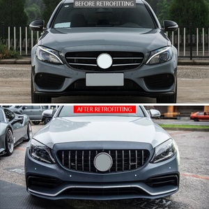 ชุดแต่งรถยนต์ W205 ปี 2016-2020 อัพเกรดเป็น C63 AMG กันชนหน้า สเกิร์ตข้าง บังโคลน กันชนหลัง ลิปหลัง สำหรับรถเบนซ์ C-Class - Product Image 2
