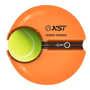 Fabrik-Großhandel Tennisball-Trainer-Set Solo tragbare Basis Übung Rasen Netz Training Rebounder-Swing-Werkzeug Tennitrainer