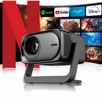 Authentique Projecteur 4K NETFLIX 1400CVIA Luminosité, Projecteur Vidéo Domestique 4K Full HD, Mini-Projecteur 4K Wifi, Projecteur Android