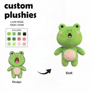 Fabricante de Peluches Personalizados OEM/ODM, Peluche de Rana de Dibujos Animados, Luna Linda, Día de San Valentín 2027, Adopta a tu Mascota, Mimikyu, Peluche Personalizado - Product Image 1