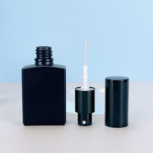 Customize Matte Black 15ml 50ml 100ml Factory Price Perfume Container <b>Empty</b> Glass Square <b>Spray</b> Perfume <b>Bottle</b> - Product Image 3