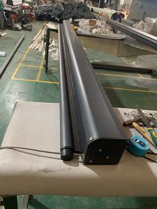 Stores et stores d'<span class=keywords><strong>extérieur</strong></span> <span class=keywords><strong>avec</strong></span> <span class=keywords><strong>guide</strong></span> de câble et de fil noir et gris <span class=keywords><strong>avec</strong></span> housse - Product Image 2