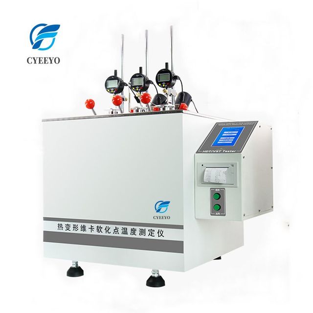 Is075 ASTM D648 ASTM D1525 Plastic Vst Softening Point Vicat Hdt Tester