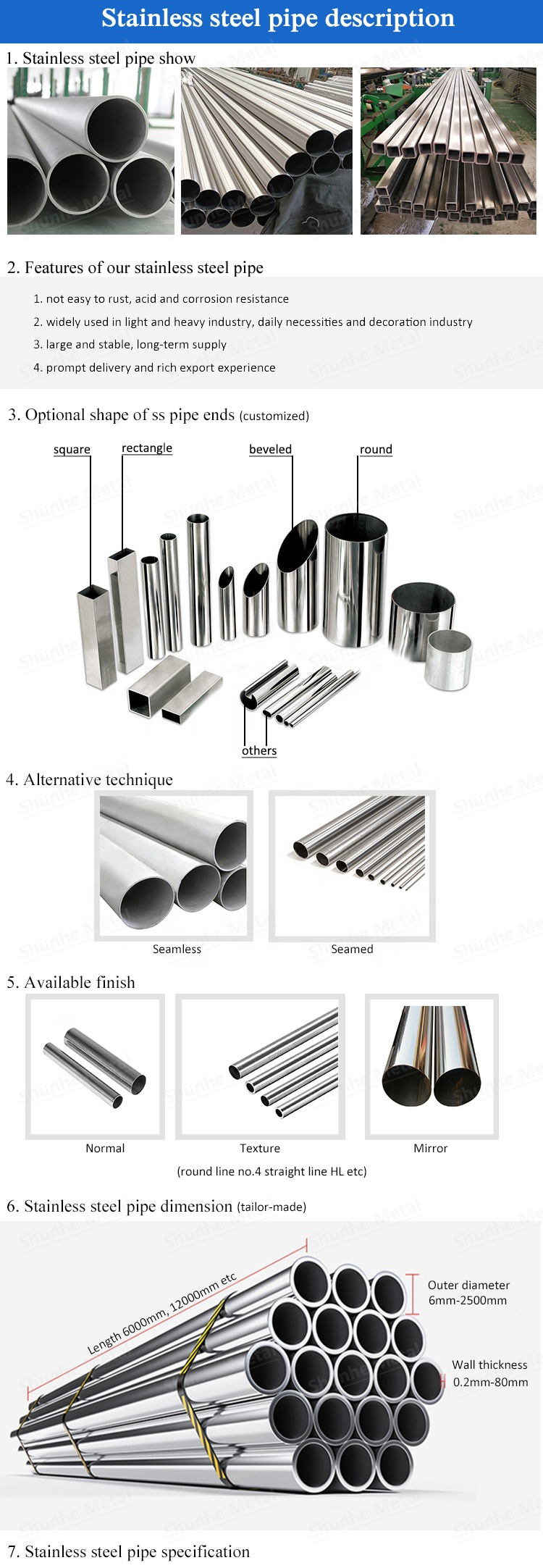 hot selling 201 304 316 welded Seamless stainless steel pipe, welded Seamless stainless steel tube