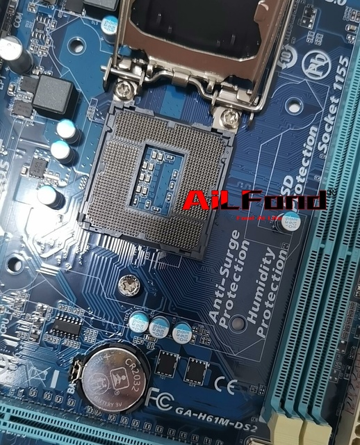 GA H61M DS2 Desktop Mainboard ATX H61 Motherboard LGA1155 Ddr3 for 2 3rd Generation I3 I5 I7