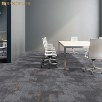 Harga murah grosir 50x50 komersial kantor nilon persegi perekat 50*50 karpet kantor karpet ubin ubin lantai