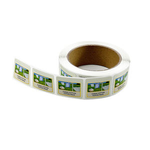 Biểu Tượng Tùy Chỉnh In Không Thấm Nước Nhãn Dán Nhãn Cuộn Tùy Chỉnh Có Kích Thước In Màu Vàng Dập Dính Nhãn Cho Bao Bì - Product Image 5