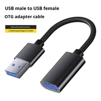 Adaptateur OTG USB 2.0 vers Type-C Yk089 pour téléphones mobiles, clés USB, ordinateurs, voitures et câbles de données avec transfert de données