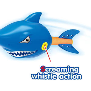 Nouveauté <span class=keywords><strong>en</strong></span> plein air intéressant <span class=keywords><strong>fusée</strong></span> lancement mousse jeux de sport requin volant missiles lanceur lancer enfants jouets - Product Image 4