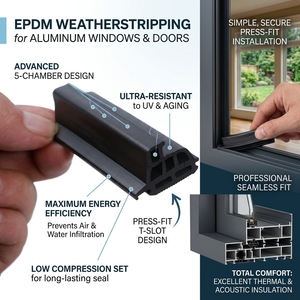 <span class=keywords><strong>Joint</strong></span> <span class=keywords><strong>d</strong></span>'étanchéité en caoutchouc EPDM <span class=keywords><strong>pour</strong></span> mur-rideau en verre, profilé en aluminium, bande <span class=keywords><strong>d</strong></span>'étanchéité, <span class=keywords><strong>joint</strong></span> de calfeutrage en caoutchouc <span class=keywords><strong>pour</strong></span> porte et fenêtre - Product Image 5