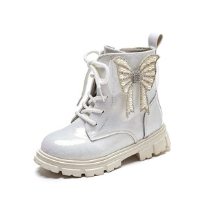 Calzado Informal al por Mayor <span class=keywords><strong>para</strong></span> Niñas, Botines Casuales <span class=keywords><strong>con</strong></span> Lazo, Estilo Escolar Personalizado, Tipo Princesa, Invierno, <span class=keywords><strong>para</strong></span> Niños - Product Image 6