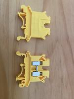 32A High-Current Flame-Retardant Screw Connection Spring Terminal Block for Automotive Industrial Wiring-Din Rail Type