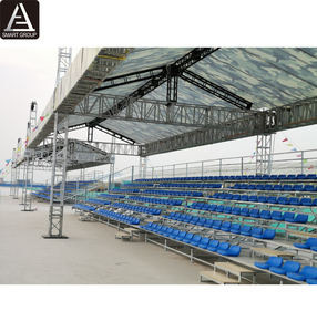 행사를 위한 6 개의 줄 금속 구조상 옥외 Bleacher 강철 경청자 <span class=keywords><strong>Grandstand</strong></span> - Product Image 2