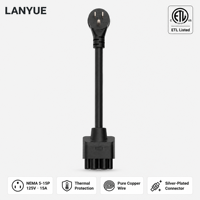 Adaptateur de rallonge pour chargeur de véhicule électrique Tesla NEMA 5-15P Gen 2, connecteur NEMA 5-15P Tesla, rallonge Tesla NEMA 5-15P