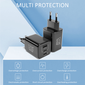 120W GAN <span class=keywords><strong>chargeur</strong></span> de voyage rapide QC3.0 PD 2C + 1A <span class=keywords><strong>chargeur</strong></span> mural USB 3 ports pour <span class=keywords><strong>Samsung</strong></span> pour iPhone montre <span class=keywords><strong>tablette</strong></span> PC ordinateur portable Protection OTP - Product Image 3