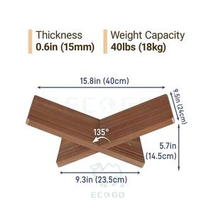 Soporte de Libros de Madera Sólida de Diseño Moderno, Resistente, para Cocina, Escritorio, Exhibición, Lectura, Soporte para Libros Abiertos Extra Grande, para Libros de Cocina - Product Image 4