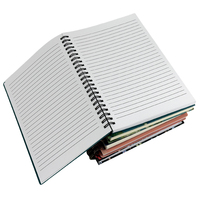 A5 B6 taille 40 60 feuilles école affaires carnet de notes spirale PP couverture collège ligné spirale exercice cahier avec logo personnalisé