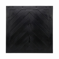 Bavettes de protection en caoutchouc massif pour camions, logo personnalisé, 24x24 pouces, pour semi-remorques, vente en gros, approvisionnement en vrac