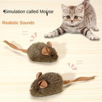 Jouet pour chat, souris qui appelle, induction intelligente, lumière tactile, son, peluche, simulation de petite souris, jouet apaisant pour toutes les saisons