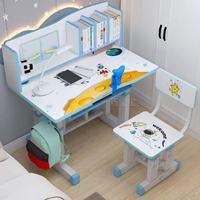 Ensemble de chaise et de bureau d'apprentissage ergonomique moderne pour enfants, meubles chinois, avec hauteur réglable pour la chambre à coucher et le salon