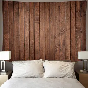 Tablero <span class=keywords><strong>de</strong></span> madera Vintage nórdico Ins, fondo colgante <span class=keywords><strong>de</strong></span> pared, decoración <span class=keywords><strong>de</strong></span> dormitorio, Alfombra <span class=keywords><strong>de</strong></span> pared <span class=keywords><strong>de</strong></span> granja - Product Image 1