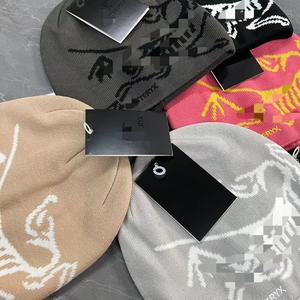 คอลเลคชั่นฤดูใบไม้ร่วงและฤดูหนาวปี 2025 หมวกไหมพรมลายพิมพ์ดิจิทัล หมวกบีนนี่อเนกประสงค์ ลายนกอบอุ่น สไตล์โฮม - Product Image 4