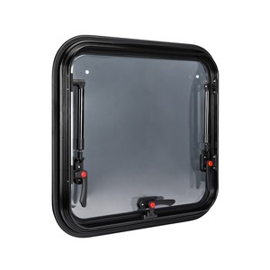 Fenêtre de caravane en verre acrylique avec cadre en aluminium E-Mark 700x400mm, fenêtre de remplacement pour camping-car, caravane, motorhome - Product Image 1