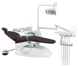 وحدة كرسي طب الأسنان الكهربائي الاحترافي - مجموعة كاملة - معدات طب الأسنان متعددة الوظائف بتصميم هجين من المعدن والبلاستيك - Product Image 2