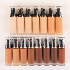 Profesyonel yağ kontrolü vakıf krem vakıf özel etiket Vegan makyaj tam kapsama mat su geçirmez sıvı fondöten - Product Image 2