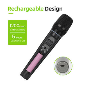 <span class=keywords><strong>Microfono</strong></span> Wireless BHA U-068 da Uno <span class=keywords><strong>a</strong></span> Quattro Canali per KTV, Palco, Conferenze, Karaoke Domestico, Ricaricabile, LED, Portatile, Prezzo all'Ingrosso di Fabbrica, LOGO OEM - Product Image 4