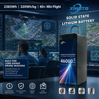 بطارية طائرة بدون طيار XINGTO 14S ذات حالة صلبة وعمر طويل 46000 مللي أمبير 51.8 فولت 2383 واط ساعة 320 واط ساعة/كجم 10C لمسافات طويلة للطائرات بدون طيار ذات الإقلاع والهبوط العمودي (VTOL) ورسم الخرائط، طاقة OEM