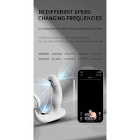 Original 10-stufiger Vibrations-Analplug mit App-Fernbedienung und Elektroschock für Frauen und Männer – Prostata-Massagegerät und Analsex-Spielzeug
