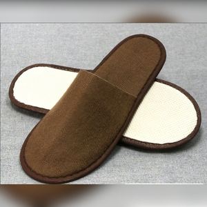 Zapatillas desechables, proveedor de China, zapatillas ecológicas de lujo personalizadas antideslizantes para adultos, hospitalidad, viaje en avión, gran oferta - Product Image 4