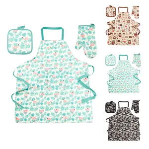 wholesale cheap price custom waitress aprons kids painting apron baby bib plastic for children