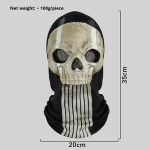 BAUGE <span class=keywords><strong>Call</strong></span> of <span class=keywords><strong>Duty</strong></span> serie teschio maschera in lattice oggetti di scena in maschera per il gioco PUBG e le prestazioni della festa di Halloween - Product Image 6