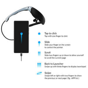 <span class=keywords><strong>Casque</strong></span> de réalité virtuelle Rokid, lunettes 3D Mi VR avec télécommande pour jeux AR - Product Image 2