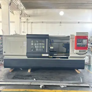 Midium Duty Flat Bed CNC Lathe GSK Automatic Control System