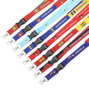 <span class=keywords><strong>2025</strong></span> nóng bán cá nhân Canada cờ cổ dây đeo dây buộc Tùy chỉnh ID chủ thẻ dây buộc thăng hoa Polyester dây buộc - Product Image 6