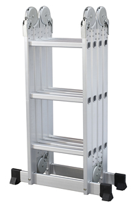 Echelles pliantes multifonctionnelles 4*3 à grand joint en aluminium équipées de pieds stables, plus sûrs et plus robustes pour les travaux à haute altitude - Product Image 5