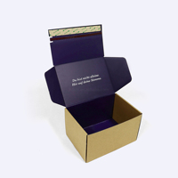 Cajas de Embalaje Ecológicas de Papel para Gorras de Béisbol, Caja de Cartón Corrugado para Envíos, Utilizada para Ropa y Zapatos