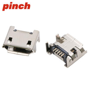 Connecteur Micro USB Type B femelle 5 broches à monter sur circuit imprimé pour appareils Android - Product Image 2