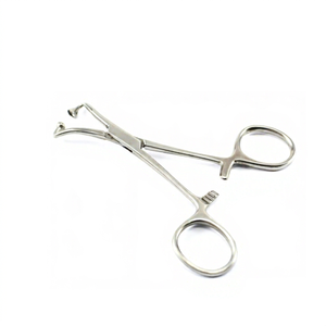 Pince à tissus Backhaus à boule et embout, 11 cm, pour chirurgie vétérinaire - Product Image 1