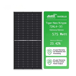 Panel Solar JKM580N-72HL4-(V) de 550-700W PERC Tipo N de Media Celda, 144 Celdas, 10BB, para Sistemas Solares Híbridos Residenciales y Comerciales - Product Image 1